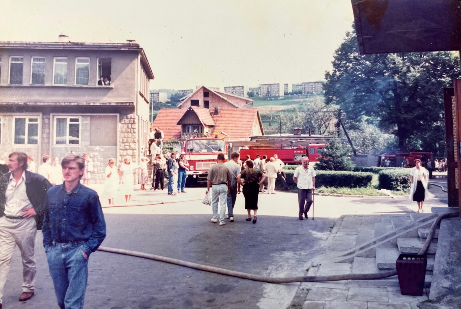 pożar szpitala Krynica-Zdrój