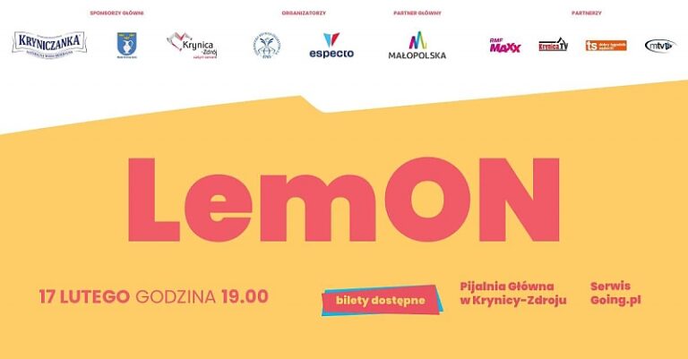 LemON | Krynica Źródłem Kultury 2024! Mamy bilety!