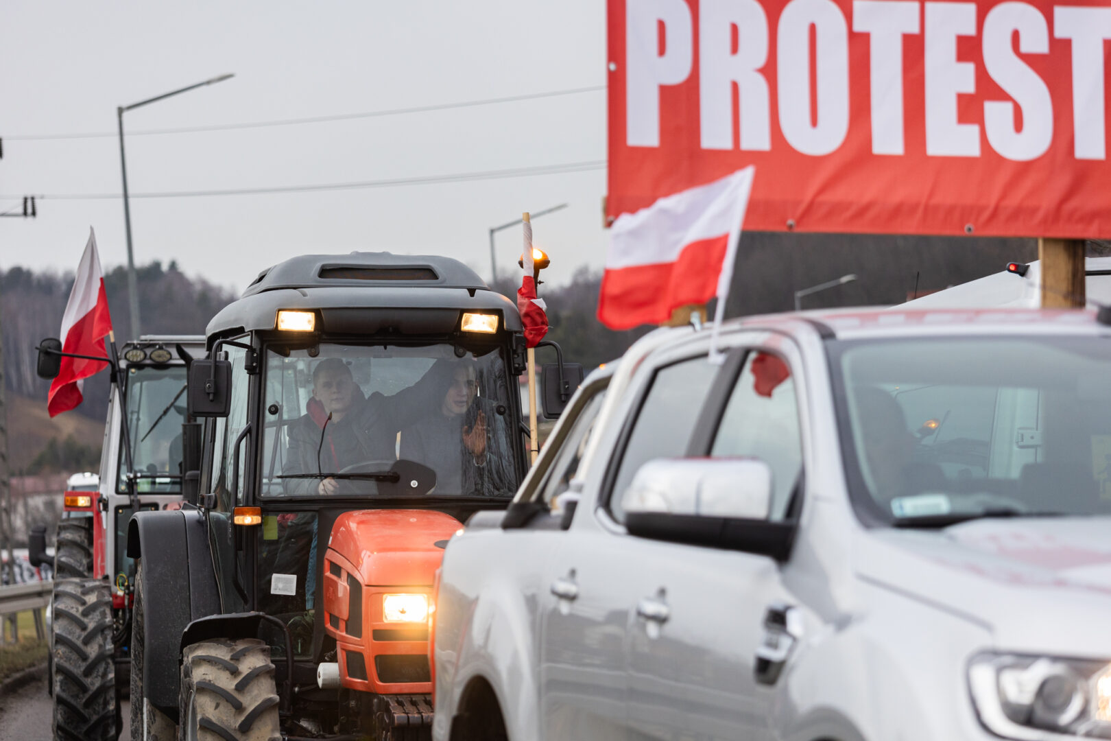 Protest rolników Nowy Sącz