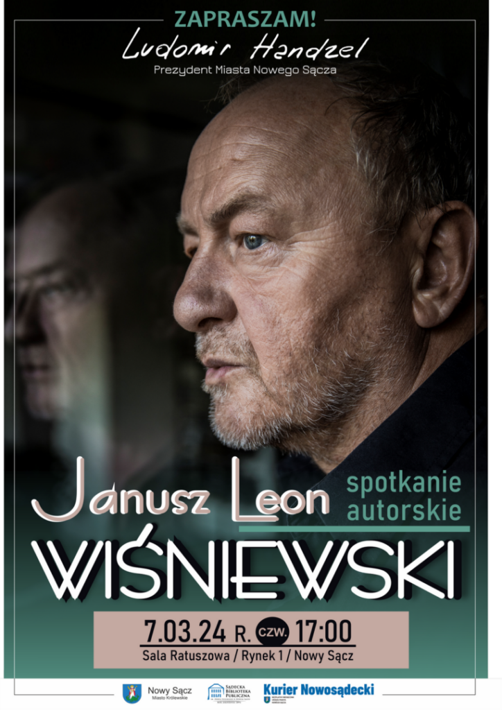 Spotkanie_Janusz-Leon-Wisniewski_plakat