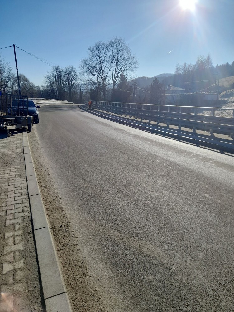 Klęczany, most po remoncie