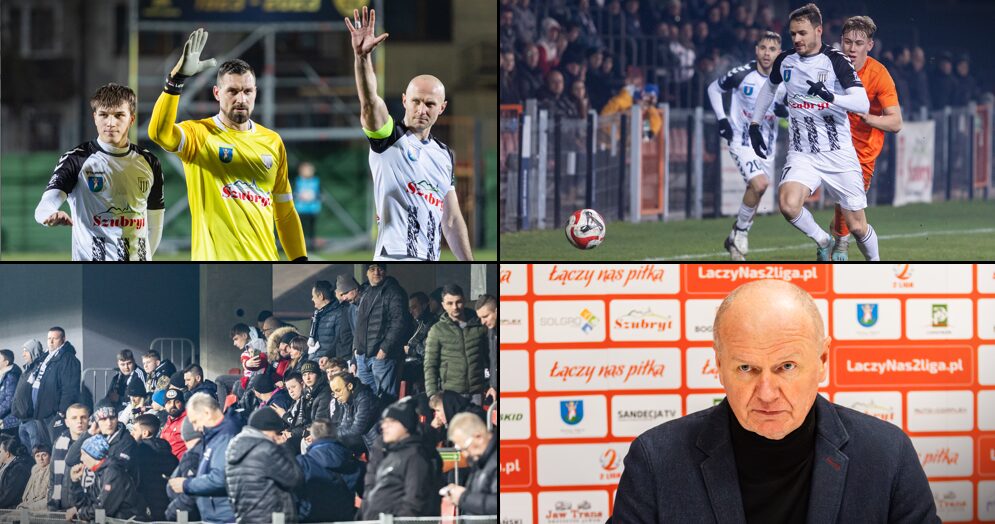 Sandecja, Zagłębie II Lubin, relacja, zdjęcie