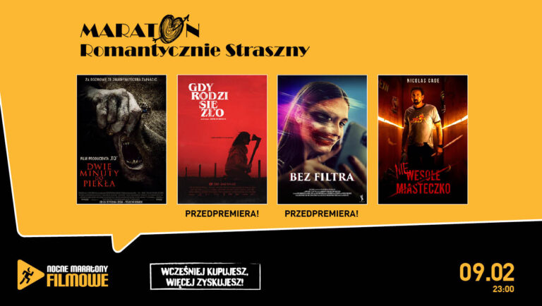 Rozdajemy bilety na MARATON ROMANTYCZNIE STRASZNY! Chętni?