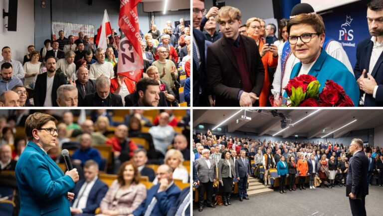 Beata Szydło w Nowym Sączu. Poseł Mularczyk o prezydencie miasta: „gamoń” [FOTORELACJA]