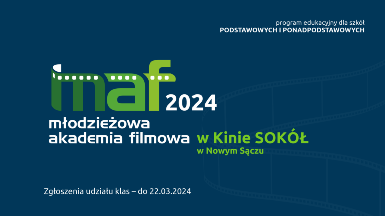 Trwają zapisy do Młodzieżowej Akademii Filmowej!