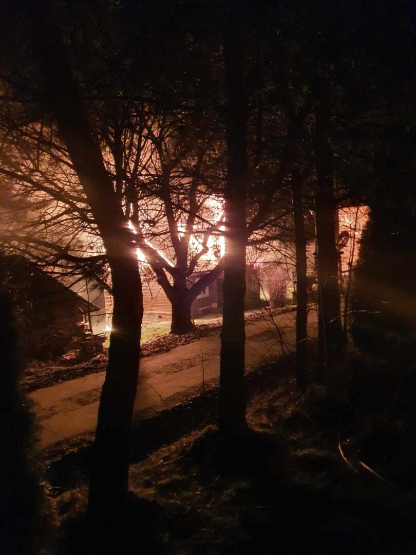 pożar Kamionka Wielka
