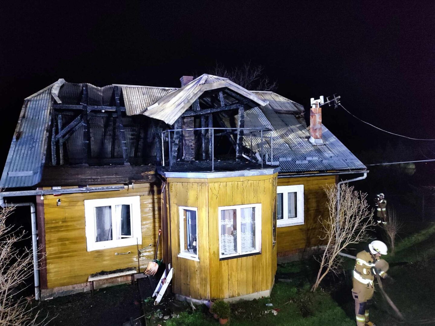 pożar Kamionka Wielka