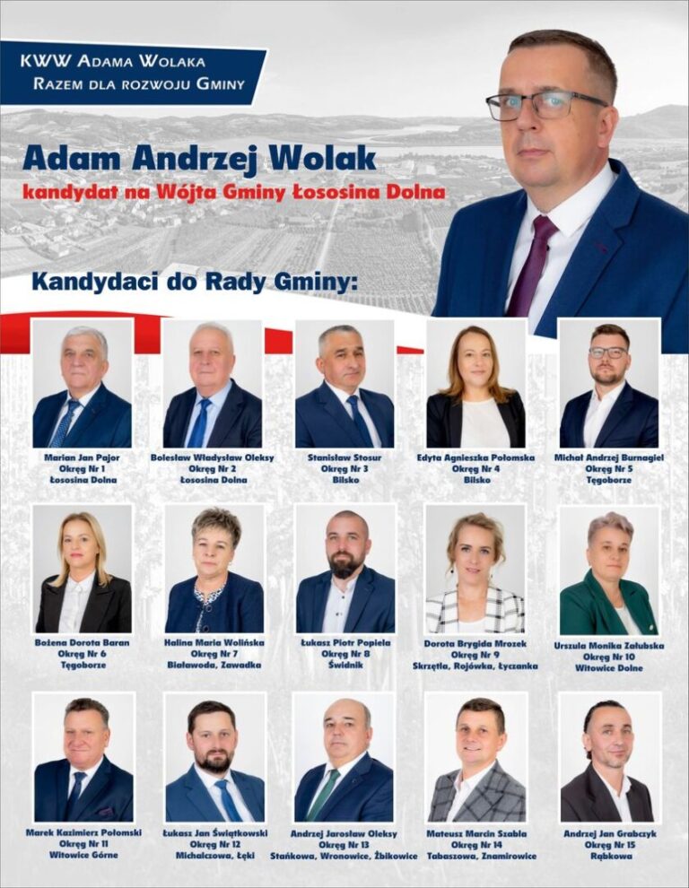Łososina Dolna. Adam Wolak przedstawia swoją drużynę