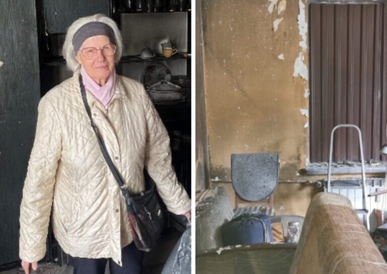 Nowy Sącz. Pani Maria straciła cały swój dobytek. Pożar pochłonął jej mieszkanie [FILM]