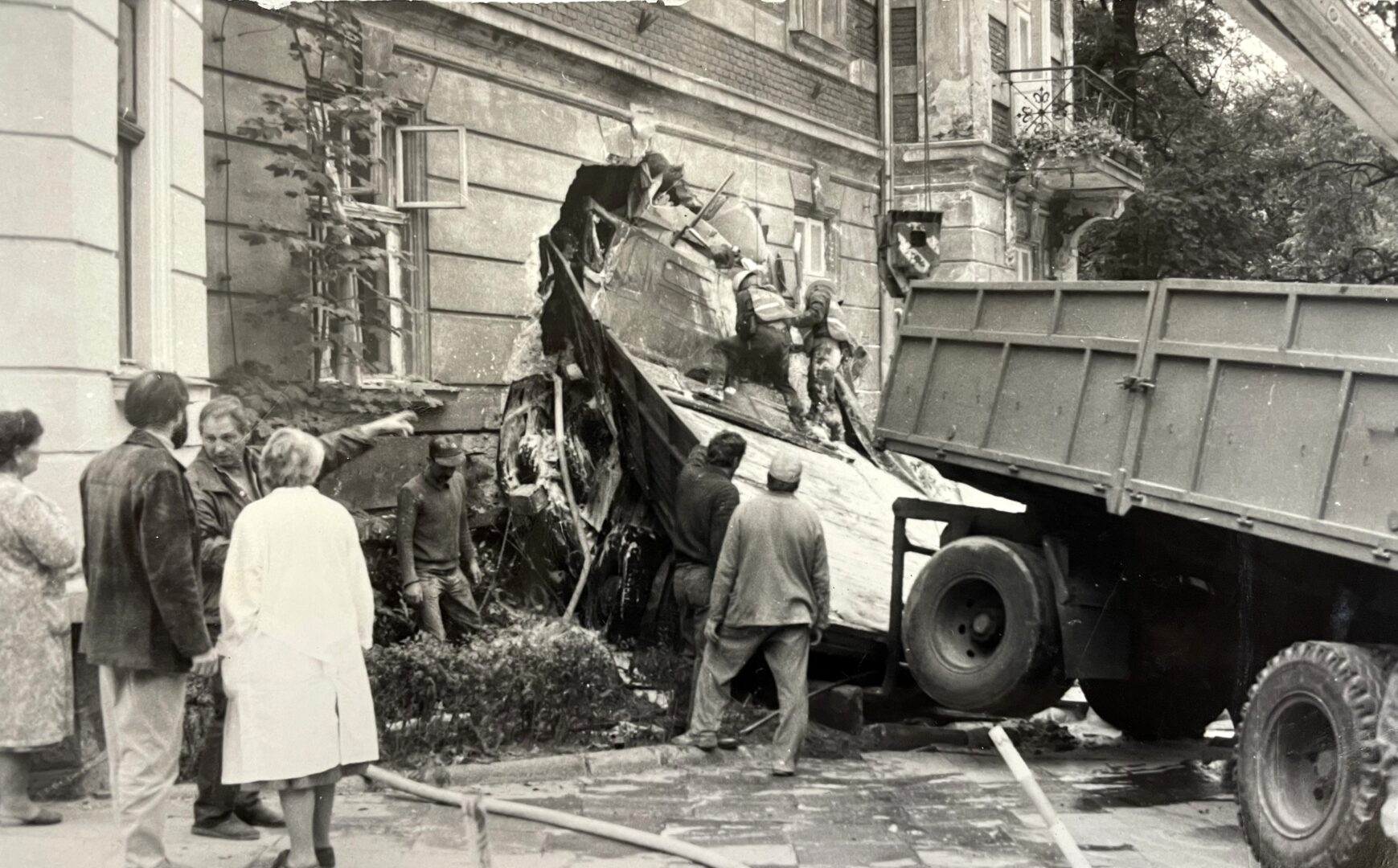 strażackie wspomnienia, wypadek Krynica-Zdrój