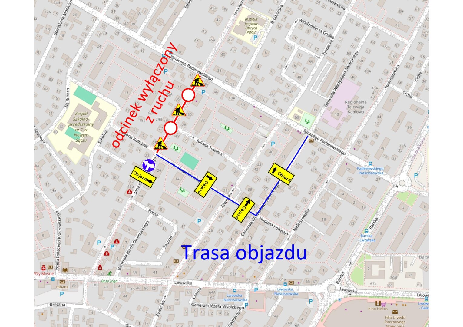 Nowy Sącz, ul. Kochanowskiego