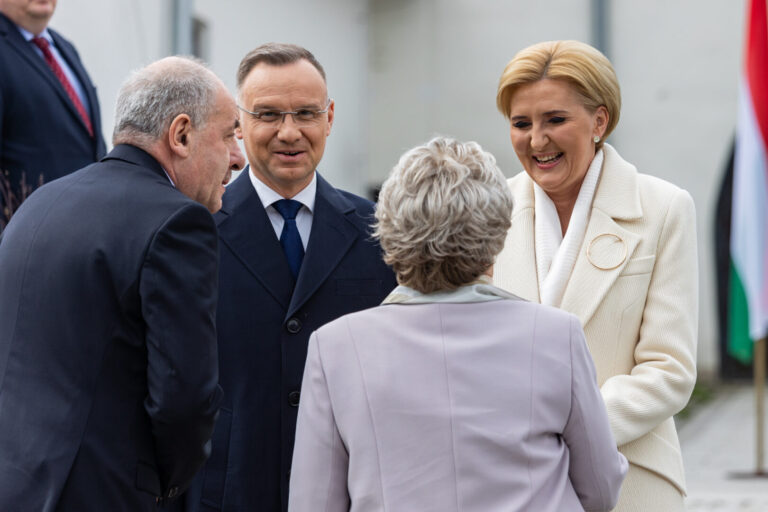 Stary Sącz. Prezydent Andrzej Duda z żoną przywitali węgierską parę prezydencką [zdjęcia]