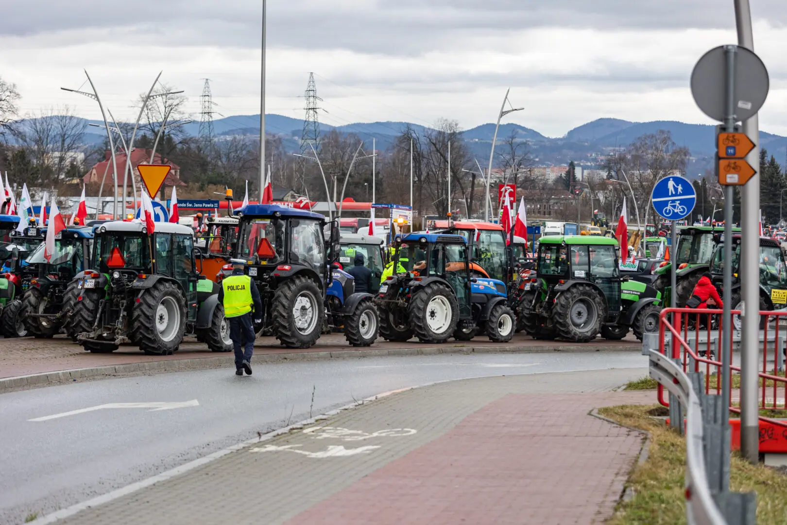 protest rolników