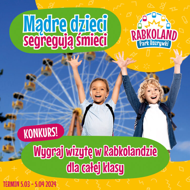 Konkurs dla szkół i przedszkoli! Do wygrania wizyta klasowa w Rabkolandzie