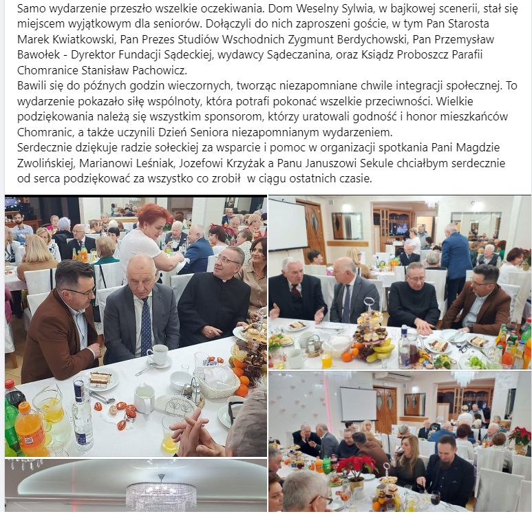 Chomranice Dzień Seniora