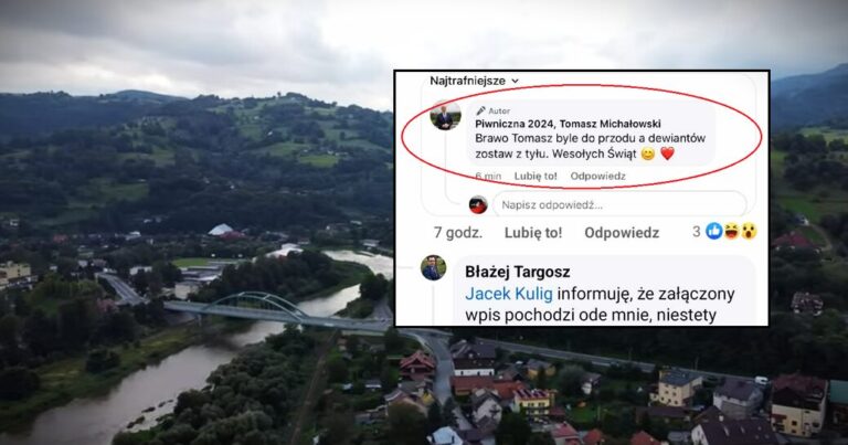 Świąteczny „klopsik” Błażeja Targosza. Nie przelogował się na Facebooku