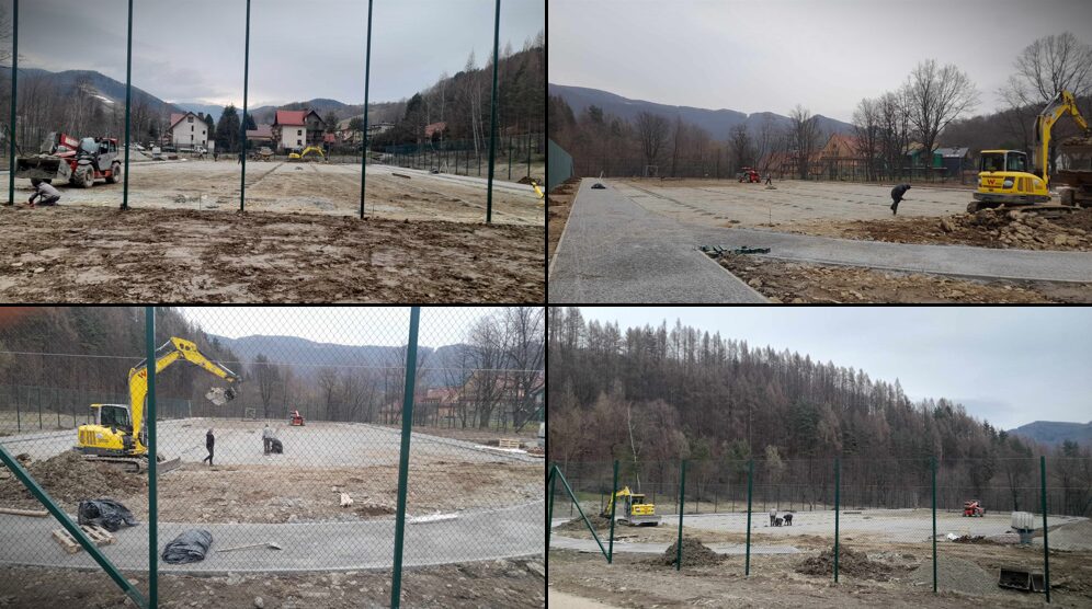 Rytro, powstaje stadion lekkoatletyczny, zdjęcia, lekkoatletyka