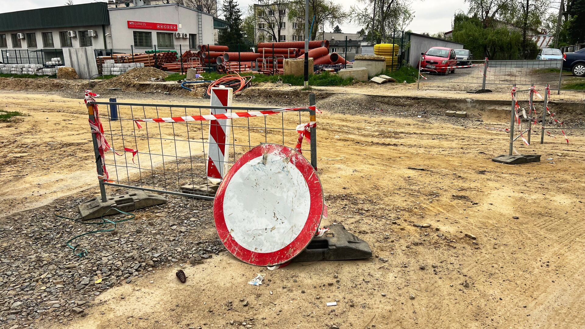 Przebudowa skrzyżowania na Kaduku