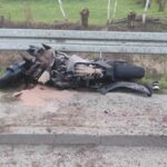 wypadek motocyklisty, Korzenna