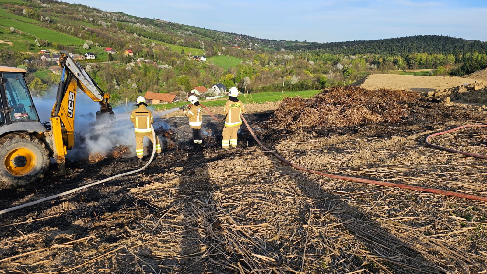 pożar Słowikowa, plantacja trawy energetycznej