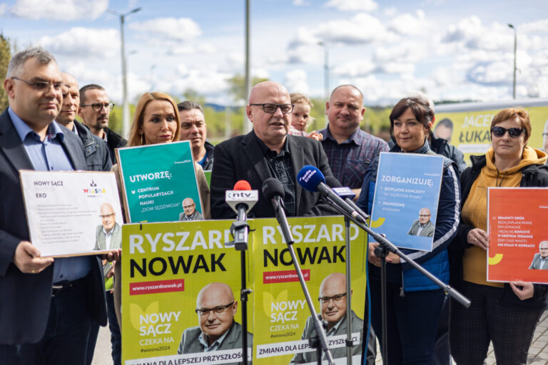 Ryszard Nowak obiecuje budowę toru wyścigowego w Nowym Sączu