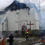 Zbyszyce, pożar kościoła