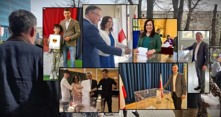Sądecczyzna głosuje. Kandydaci wraz z rodzinami przy urnach [ZDJĘCIA]