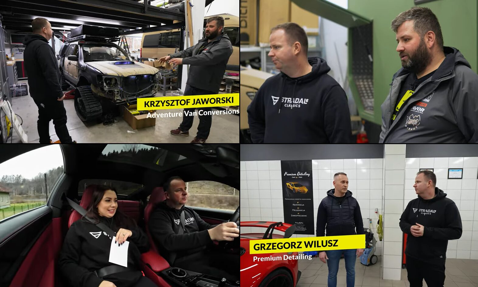 Krzysztof Jaworski, Stradale Classics, youtube, Robert Michalski, Dawid Kulig Rytro, Sucha Struga, dziennikarz, z Adventure Van Conversions, gdzie to, co to, zobacz