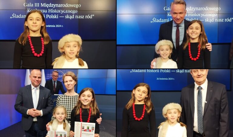 Hania i Kasia Bodziony z Nowego Sącza laureatkami konkursu historycznego [ZDJĘCIA]