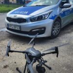 dron, policja Nowy Sącz