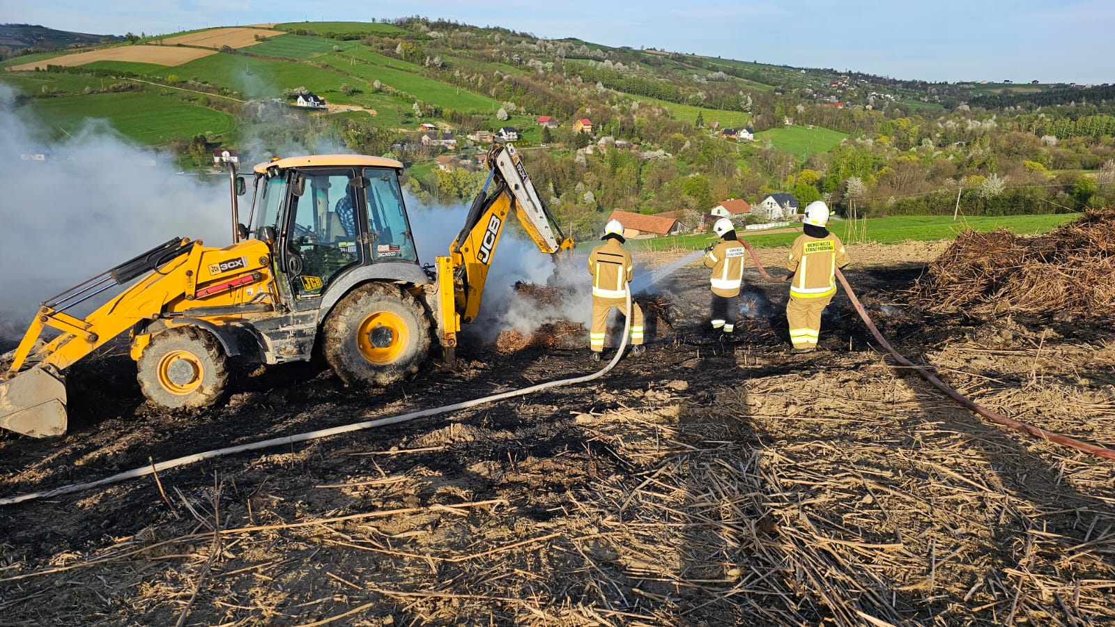 pożar Słowikowa, plantacja trawy energetycznej