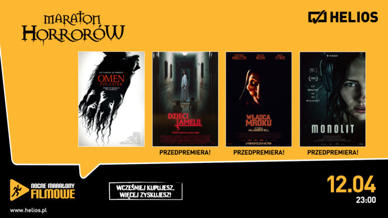 Rozdajemy bilety na MARATON HORRORÓW! Chętni?