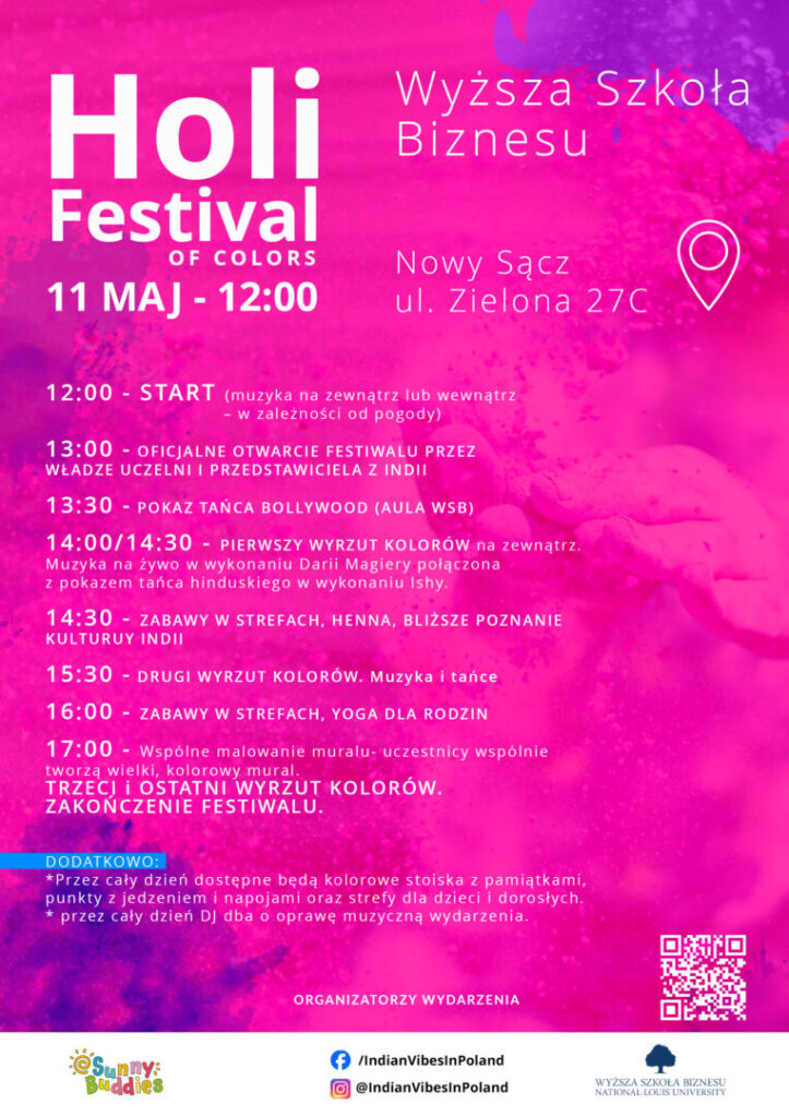 Holi – Festiwal Kolorów!