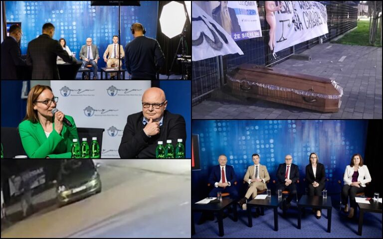 Dobrnęliśmy do ciszy wyborczej. Debaty, afery, trumna… przeżyjmy to jeszcze raz! [Filmy, zdjęcia]