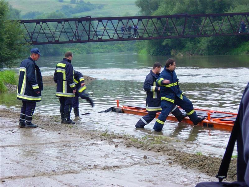 Poprad, działania straży pożarnej