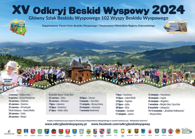 Odkryj Beskid Wyspowy! Akcja z mnóstwem turystycznych atrakcji i biciem rekordu w śpiewaniu [ZAPOWIEDŹ]