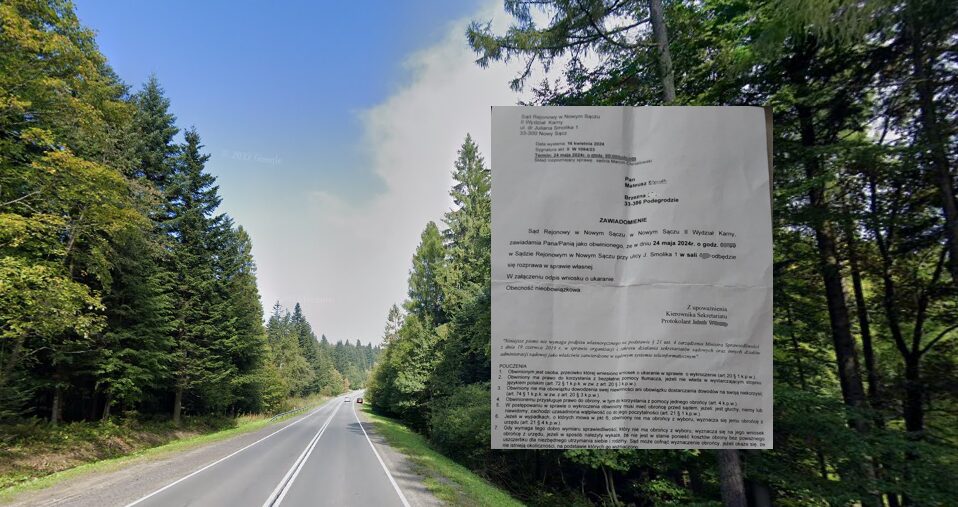 kierowca nie przyjął mandatu