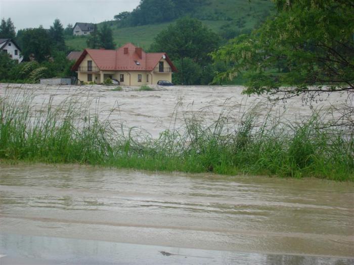 Sądecczyzna, powódź 2010