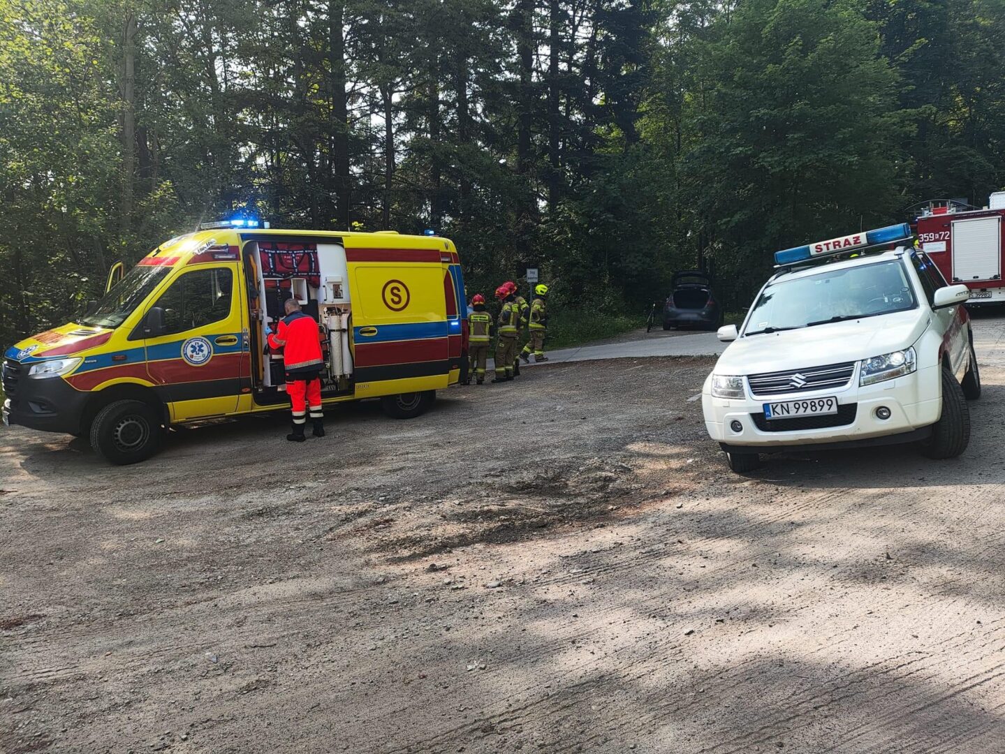 Berest, zderzenie z rowerzystą