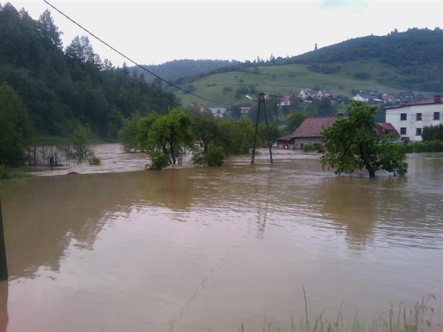 Sądecczyzna, powódź 2010