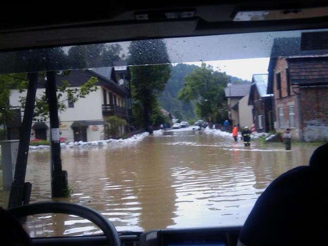 Sądecczyzna, powódź 2010