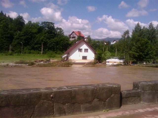 Sądecczyzna, powódź 2010