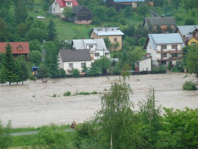Sądecczyzna, powódź 2010
