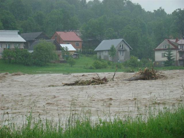 Sądecczyzna, powódź 2010