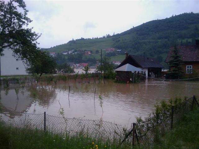 Sądecczyzna, powódź 2010