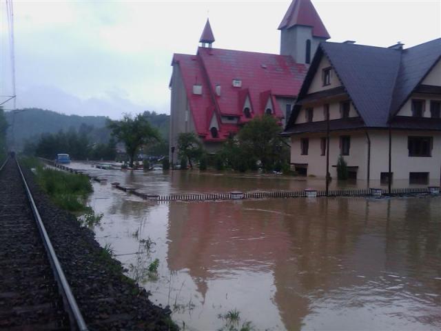 Sądecczyzna, powódź 2010