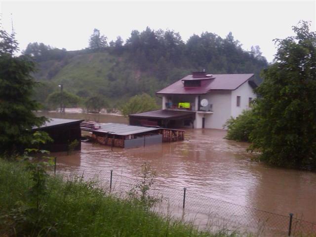 Sądecczyzna, powódź 2010