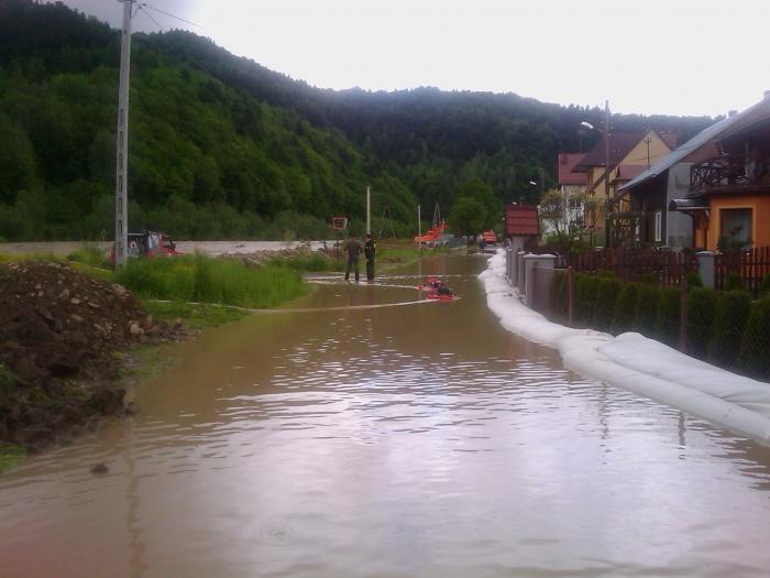 Sądecczyzna, powódź 2010