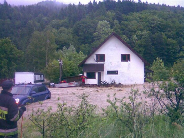 Sądecczyzna, powódź 2010