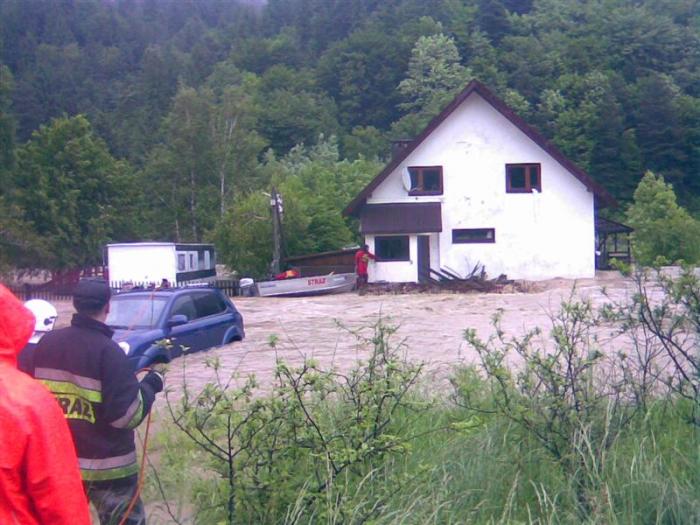 Sądecczyzna, powódź 2010